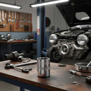 Llave de vaso 235 1/2 N de 6 puntas de acero al cromo vanadio para reparación automotriz - Product Image 3