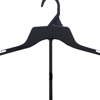 2-teiliges Set Robuste Kleiderbügel aus PP-Kunststoff in Schwarz für Kinderkleidung mit Praktischem Design für Bekleidungsgeschäfte & Kleiderschränke