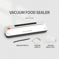 Machine de mise sous vide automatique pour aliments secs et humides, dispositif d'emballage sous vide pour la conservation de la viande en cuisine
