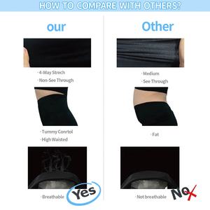 सुपर मुलायम डबल ब्रश दूध रेशम की कसाई लगिंग, महिलाओं के लिए पीठ योग पैंट उच्च कमर फिटनेस लेगिंग - Product Image 4