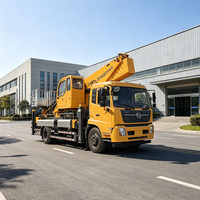 Nouveau Camion de Travail en Hauteur de 45m, Portée de Travail de 27m, Portée Latérale des Étriers Avant de 8250mm, Angle d'Élévation de la Flèche de 75°, Mobile