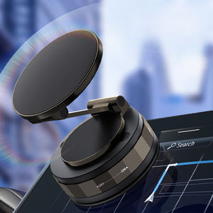 Soporte de teléfono magnético de vacío de Metal para coche plegable ajustable manos libres Compatible con todos los teléfonos inteligentes seguro duradero - Product Image 2