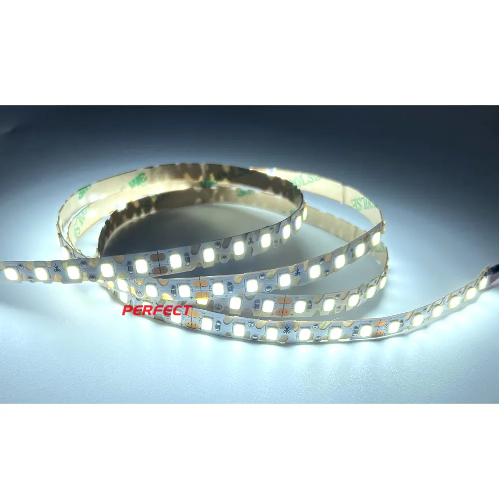 شريط إضاءة led حجم صغير SMD2835 3oz pcb high cri 90 26-28lm/led متعرج s, على شكل حرف s ، 60 لمبة led ، 120 لمبة led ، للمتر ، 12 فولت 24 فولت