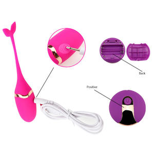 Usb di Ricarica A Distanza Senza Fili di Controllo Piccola Balena Uovo di Vibrazione Del Sesso Femminile Dispositivo di Masturbazione Contrazione Sfera G-Spot Piccolo Tadpol - Product Image 2