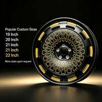 Nouvelles jantes de course forgées géométriques rétro pleine face 6061-T6 5x112/5x120 pour berlines de luxe et grands SUV, amélioration pour Cullinan Phantom