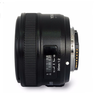 Obiettivo YONGNUO 35mm YN35mm F/2 grande apertura obiettivo fisso messa a fuoco automatica per fotocamera Canon <span class=keywords><strong>Nikon</strong></span> DSLR - Product Image 6