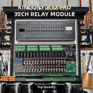 Kincony A32 <span class=keywords><strong>Pro</strong></span> ESP32 Ethernet RS485 4G Relaismodul 32CH 2CH Dimmer OLED-Display Drehbares Design MQTT HTTP TCP ESPhome - Product Image 2
