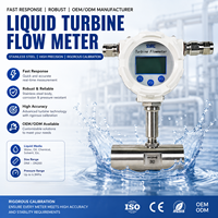 Medidor de Flujo de Gas Medicinal, Fabricante OEM/ODM, Medidor de Flujo de Turbina Líquida de Acero Inoxidable con Calibración Rigurosa