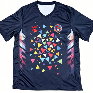 Maillots de football thaïlandais OEM en gros personnalisés Coupe <span class=keywords><strong>du</strong></span> Monde 2026 1.1 à manches courtes respirants imprimés Parisfa pour l'été - Product Image 1