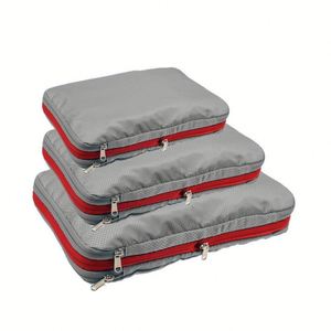 Nuevos Cubos de Compresión para Empacar, Juego de 3 Bolsas para Ropa, Organizadores Ligeros, Bolsa de Almacenamiento para Viajes al Aire Libre - Product Image 3