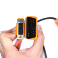 Arnés de prueba principal Anche OBD2 OBDII de 16 pines con cable probador de emisiones con resistencia, adaptador de diagnóstico J1962 para estación de inspección
