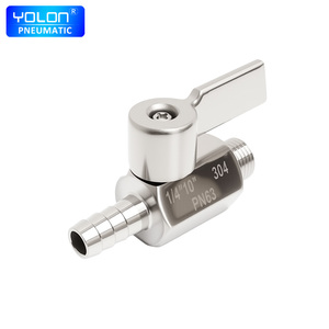 Mini thép không gỉ bóng van con dấu mạnh mẽ OEM EPDM niêm phong 1/4 "-1" cổng Hướng dẫn sử dụng hoạt động đôi Bên ngoài dây phụ kiện chung - Product Image 6