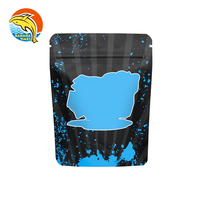 Kantong Mylar Ziplock Cetak Kustom Pabrik untuk Bunga Herbal Kering 1g 3.5g 28g Kantong Mylar untuk Permen Karet yang Dapat Dimakan dengan Lapisan UV