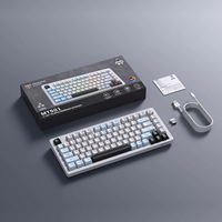 Teclado Inalámbrico para Juegos ONIKUMA MT501, Tres Modos, RGB, 82 Teclas, Compacto, Membrana, para Juegos y Oficina, con Certificaciones CE, RoHS y FCC, Venta al Por Mayor