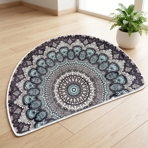 HAPTON Tapis de porte imprimé motif géométrique semi-circulaire Persie 40x60cm pour salon - Product Image 5