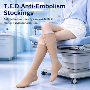 T.E.D. Medias de Compresión Antiembólicas, Soporte para el Flujo Sanguíneo Venoso, Medias hasta la Rodilla para Pacientes Hospitalizados - Product Image 2