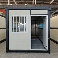 Bungalow Conteneur Pliant Extensible Moderne, Résistant aux Ouragans, en Acier Durable, Maison Préfabriquée Prête à Habiter, Utilisation Bureau & Hôtel