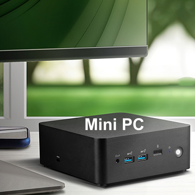 Mini PC Gaming Desktop,Micro ATX 8L Compact Steel Case,USB Type-C,SSD/HDD Support,Intel Core N100,Ultra-Cool Fan System, Office