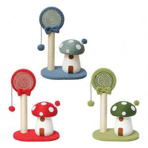 Kinghon - Rascador Vertical para Gatos de Alta Calidad, Resistente al Desgaste, con Cuerda de Sisal, Poste para Afilar las Garras, Varias Formas - Product Image 2