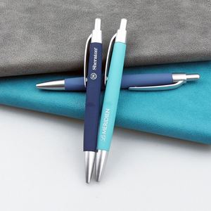 Hot Sale Customizable Logo 1.0 mm Writing Width Retractable Ballpoint Pens Novelty Plastic Body Black Ink Wholesale Gifts - Product Image 2