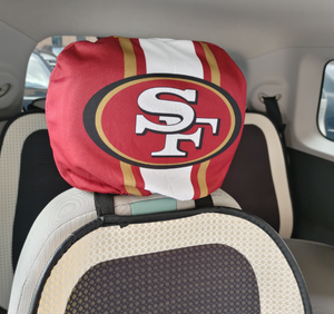 <span class=keywords><strong>San</strong></span> <span class=keywords><strong>Francisco</strong></span> 49ers 2025 diskon besar sarung bantal mobil kustom kualitas tinggi perkumpulan Wanita sarung bantal mobil penutup sandaran kepala kursi mobil - Product Image 1