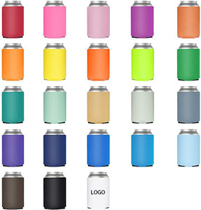 Manchons isothermes en néoprène écologiques pour canettes de bière, personnalisables pour commandes en gros, style moderne et tendance - Product Image 2