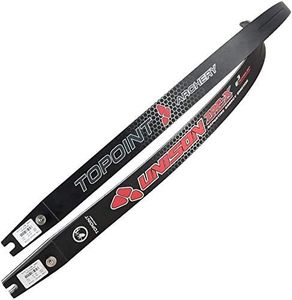 Extremidades de arco recurvo TOPOINT <span class=keywords><strong>Unison</strong></span> ILF 66/68 pulgadas/70 pulgadas, extremidades de carbono/espuma 22-48lbs, compatibles con elevador de 25 pulgadas - Product Image 1