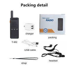 VENTE FLASH HELIDA TM2 FRS/GMRS Radio Super Petite <span class=keywords><strong>Portable</strong></span> Professionnelle Talkie-Walkie Mini Radio Bidirectionnelle 16 Canaux 400-520MHZ - Product Image 4