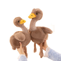 Peluche d'autruche mignonne en gros, jouet en peluche émeu à long cou, anti-stress pour collectionneurs d'oiseaux, souvenir d'Australie