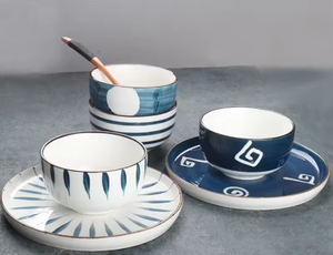 Bols à soupe en céramique écologiques et créatifs, personnalisables en couleur et logo, style européen, adaptés aux aliments, pour desserts et dîners - Product Image 2