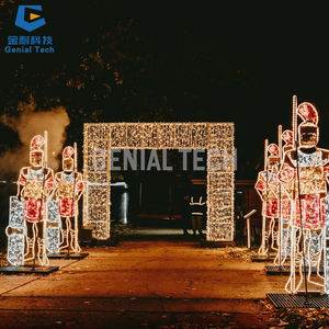 SGML40 Festival de Zigong, Thanksgiving, lumière personnalisée imperméable pour festival de musique, motif d'instruments de musique pour jardin - Product Image 4