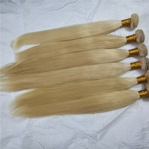 Promotion Letsfly 29,2$ Lots de mèches de cheveux vierges bruts 613 #   Extensions de cheveux lisses/ondulés/à vagues profondes 10A, 100g/pièce, disponibles en 10-30 pouces - Product Image 1