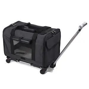 Tragbare faltbare Haustier Trolley Gepäck Set Haustier Reisegepäck Haustier Falt tasche