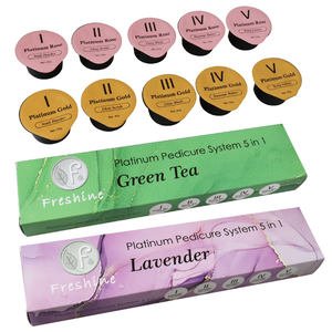 <span class=keywords><strong>Platinum</strong></span> Deluxe Spa Pedicure Kit 5 en 1 Ultimate Luxury Foot Skin Care System Set Para tacones agrietados Piel seca 5 Step Foot Spa Kit - Product Image 4