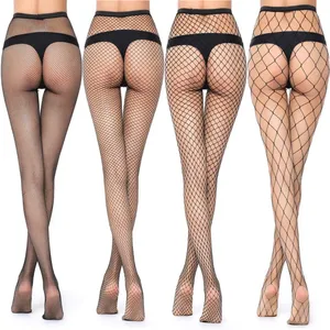 ถุงน่องตาข่ายยาวเซ็กซี่สำหรับผู้หญิง ถุงน่องตาข่าย ถุงน่องตาข่ายแบบตาข่าย ชุดชั้นใน ถุงน่องสีเนื้อ ถุงน่องสูงถึงต้นขา - Product Image 3