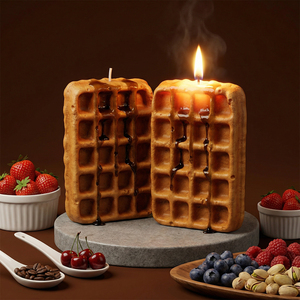 Stampo rettangolare DM1340 per waffle al cioccolato, stampo per <span class=keywords><strong>pasticceria</strong></span> fai da te, vassoio per muffin, teglie da forno, stampi per candele profumate a forma di waffle - Product Image 5