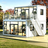 Casa Contenedor Prefabricada Móvil Expandible de Doble Capa y Amplia para Cafetería Ambulante