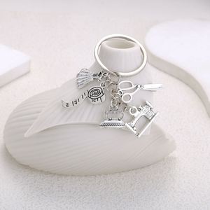 Ciseaux de couture, ruban à mesurer, porte-clés <span class=keywords><strong>jupe</strong></span> de ballet, accessoires de pendentif, chaîne de téléphone <span class=keywords><strong>DIY</strong></span>, pendentif <span class=keywords><strong>portefeuille</strong></span> - Product Image 4