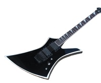 Flyoung Black Unusual SHape Musical Instrument 6 Strings Electric Guitar
