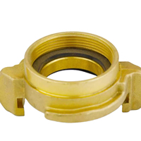 Adaptateur de vanne de tuyau d'incendie en laiton BSP haute pression avec pression de service de 1,6 MPa pour la protection incendie industrielle (DN50)