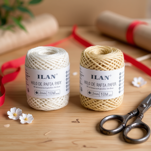 Filo di Rafia in Carta 2mm 10M Circa per Artigianato - Product Image 3