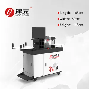 Menos costo Jinyuan AL100 Publicidad automática máquina de letras pequeñas logotipo 3D signos doblador máquina dobladora de letras de canal de aluminio