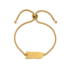 Braccialetti regolabili con mappa di Porto Rico da 18 cm con <span class=keywords><strong>città</strong></span> per donna - Gioielli in acciaio inossidabile PR # 567262 - Product Image 5