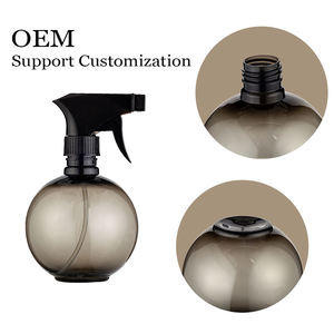 Bán Buôn Tùy Chỉnh Rỗng Nhựa Pet Cắt Tóc Phun Sương Chai Trong Suốt Bóng Hình Dạng Kích Hoạt Phun Chai Cho Vẻ Đẹp Salon - Product Image 2