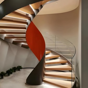 מעקה זכוכית מעוגל ללא מסגרת, יוקרתי, לשימוש פנים/חוץ, עם זכוכית מחוסמת, למרפסות וקניונים - Product Image 4