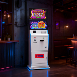 ตู้คีออสก์หน้าจอสัมผัสคู่ขนาด 23.8 นิ้ว สำหรับเดิมพันกีฬา/พิมพ์สลากกินแบ่ง สำหรับธุรกิจเกมมิ่ง - Product Image 1