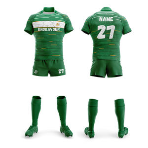 Chemise de rugby sublimée en gros livraison rapide uniforme de rugby réversible avec numéro de logo d'équipe personnalisé pour l'équipe - Product Image 3