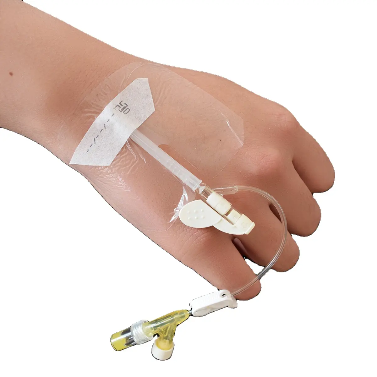 IV Dressing Produits médicaux jetables IV Cannaula Dispositif de fixation Fixation d'aiguille à demeure en forme de U Pansement médical