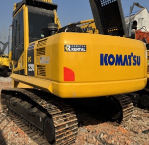 Excavatrice de grande taille Komatsu PC220 PC210 (22 tonnes, 21 tonnes) d'occasion du Japon, avec godet de terrassement, moteur japonais et composants essentiels à changement rapide. - Product Image 3
