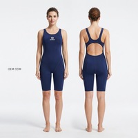Maillot de bain une pièce de compétition pour fille, OEM/ODM, haut de gamme, séchage rapide, ajusté, amincissant, dos nu, pour la course et l'entraînement en piscine
